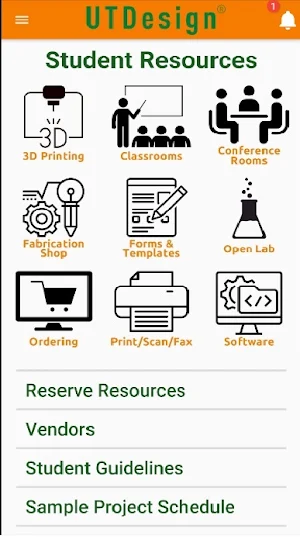 UTDesign App Screenshot 1