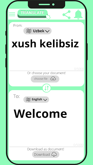 English - Uzbek Translator Screenshot 2