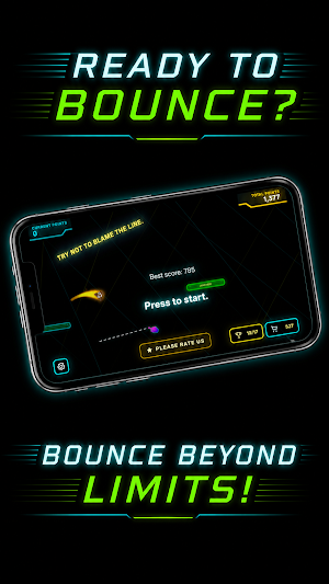 Neon Bounce: The Horizon Screenshot 0