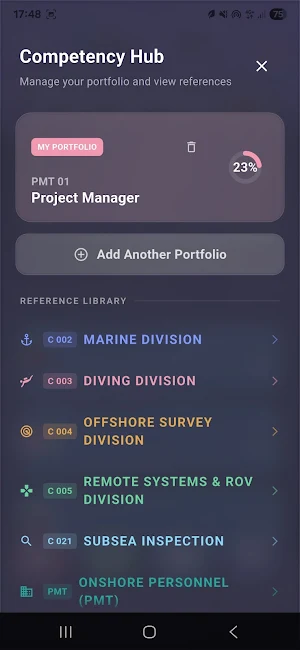 Subsea Personnel Development Screenshot 1