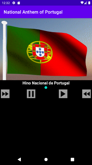 National Anthem of Portugal Screenshot 1