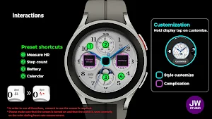 JW085 jwstudio watchface Screenshot 2