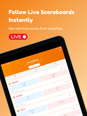 ScoreShare - Live Scorekeeping Screenshot 3