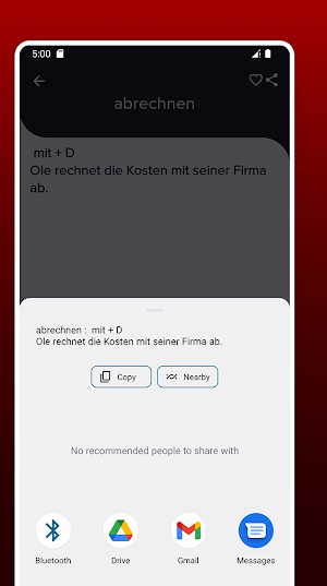 Verben mit Präpositionen Screenshot 3