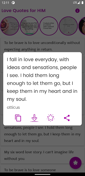 Love Quotes for HIM and Saying Screenshot 3