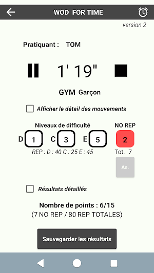 Cross Training Compteur (version 2) Screenshot 3