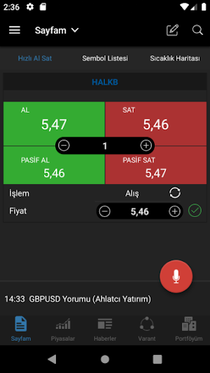 Halk Yatırım Borsa Screenshot 1
