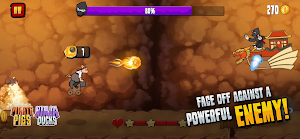 Pirate Pigs vs. Ninja Ducks Screenshot 2
