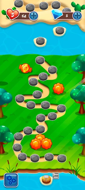 Match 3 Jelly Garden Screenshot 1