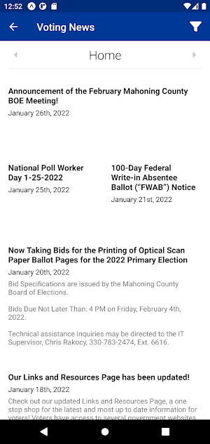 Mahoning County Votes Screenshot 0