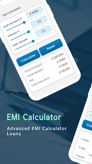 eLoan - Loan EMI Calculator Screenshot 2