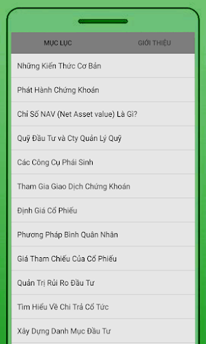 Chứng Khoán Cơ Bản Screenshot 0