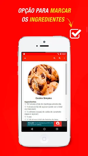 Receitas de Cookies Screenshot 1