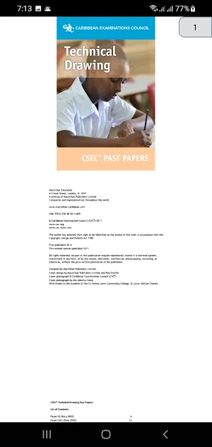 CXC Past Papers (Tech) Screenshot 1