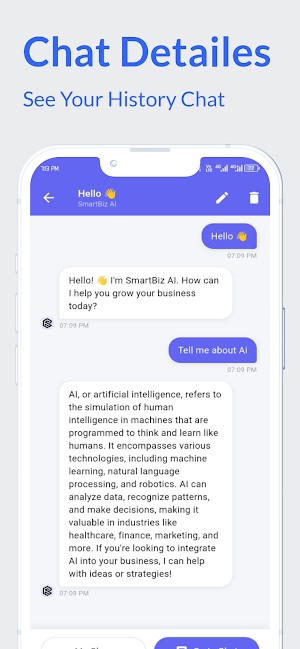 SMARTBIZ AI – Business Chatbot Screenshot 3