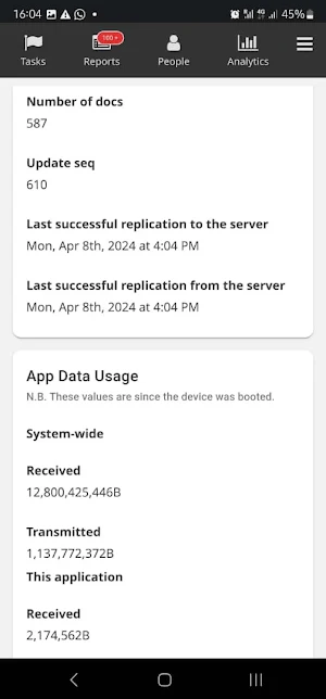 rCHMIS App Screenshot 2