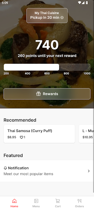My Thai Cuisine Screenshot 0