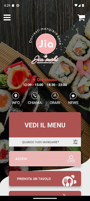 Jia sushi Screenshot 0