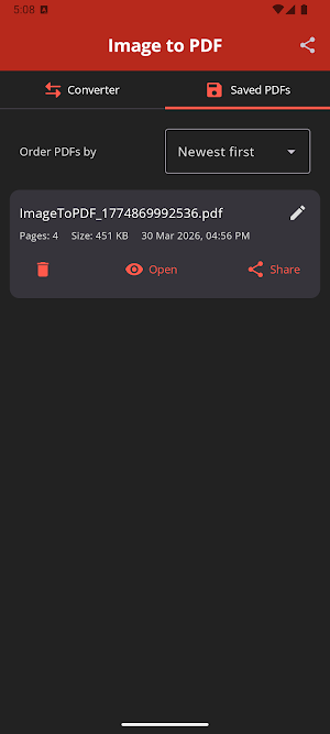 Image to PDF Converter Screenshot 3