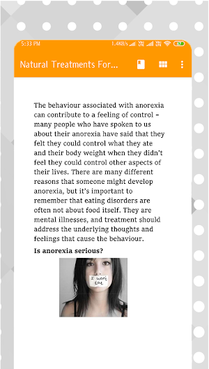 Natural Treatments For Anorexia Screenshot 3