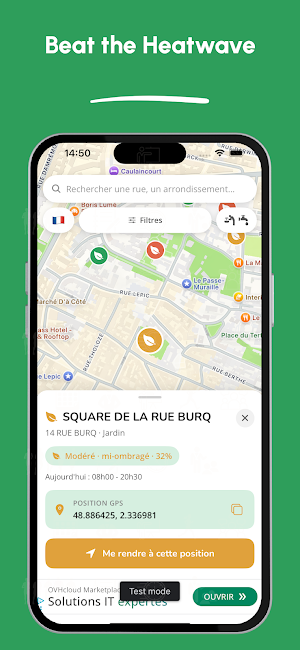 Paris Fraîcheur: cool parks Screenshot 2
