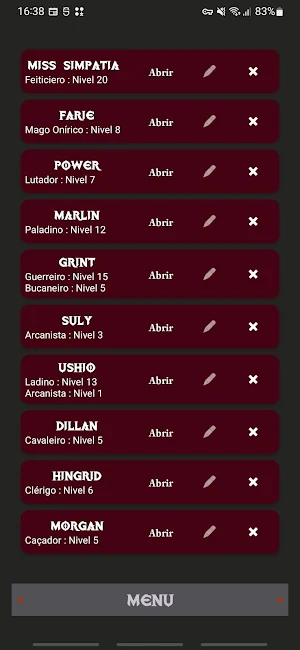 Fichas T20 Screenshot 0