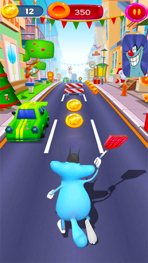 Oggy & Cafards Endless Runner Screenshot 3