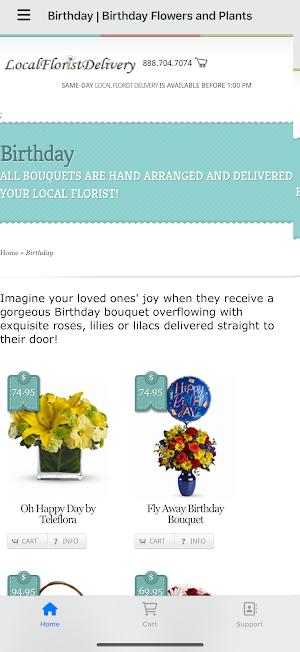 LocalFloristDelivery Screenshot 1