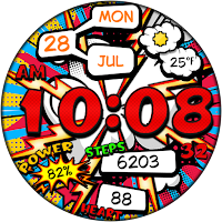 DIGI COMICON CTS43 Watch face