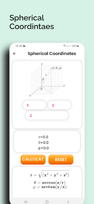 Coordinate Geometry Calculator Screenshot 3
