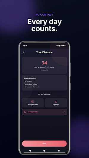 Unbreak: Breakup Companion Screenshot 3