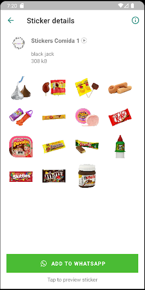Stickers de Comida Screenshot 1
