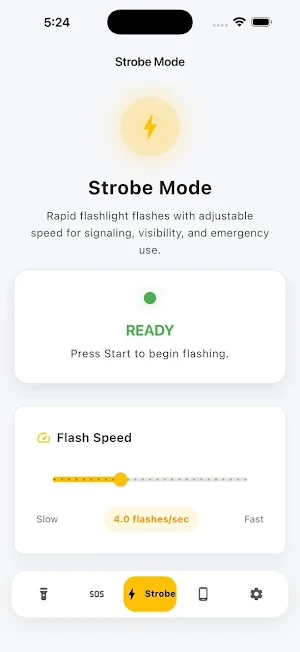 TorchFlow: Flashlight & Torch Screenshot 2
