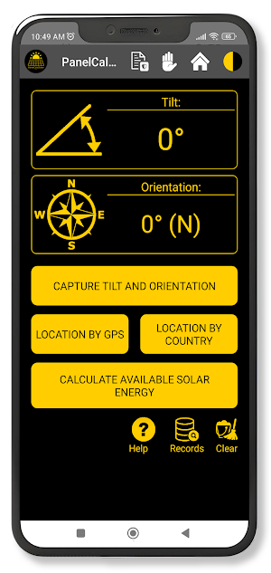 Solar Energy Panel Calc Screenshot 0