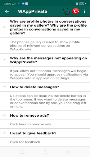 WAppPrivate–Çevrimiçi Olmadan Mesajları Okuma Screenshot 3
