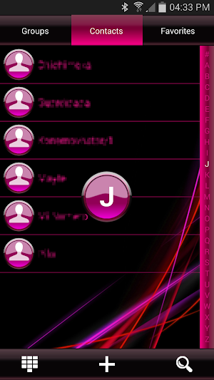 THEME FOR EXDIALER AERO PINK Screenshot 2