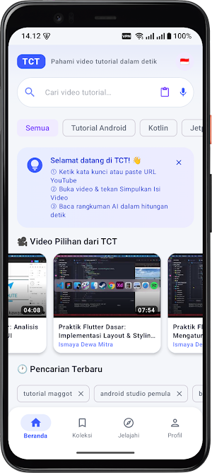 TutorCardTube: Ringkasan Video Screenshot 3