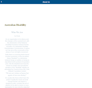 Australian Disability Ltd Screenshot 1
