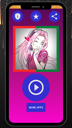 Girl Sakura Fake Call. Screenshot 0