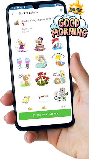 Good Morning Stickers Animated Screenshot 0