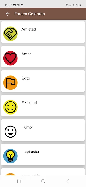 Frases Celebres Screenshot 1