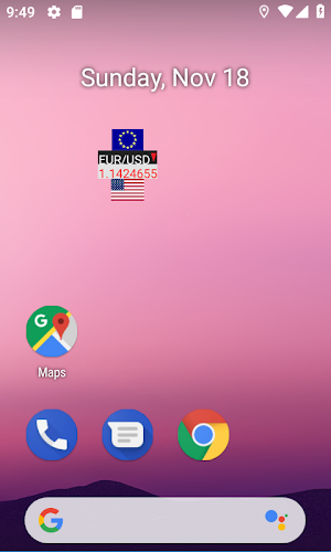 Exchange Rate Widget Screenshot 0