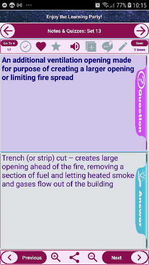 Figher fighting & hazardous materials: Exam Review Screenshot 1
