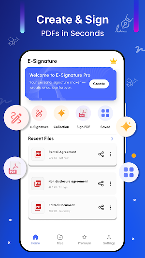 E-Signature:  Sign PDF Doc Screenshot 0