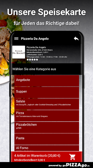 Pizzeria Da Angelo Moers Screenshot 3