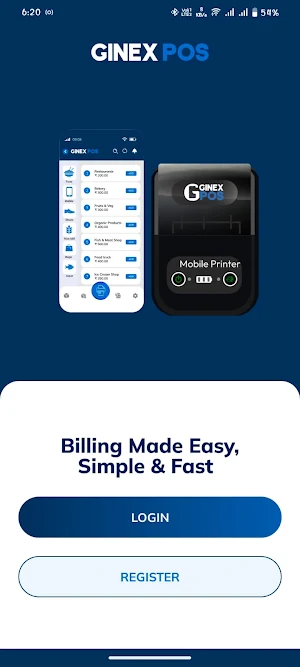 Ginex Electronics Shop Billing Screenshot 1