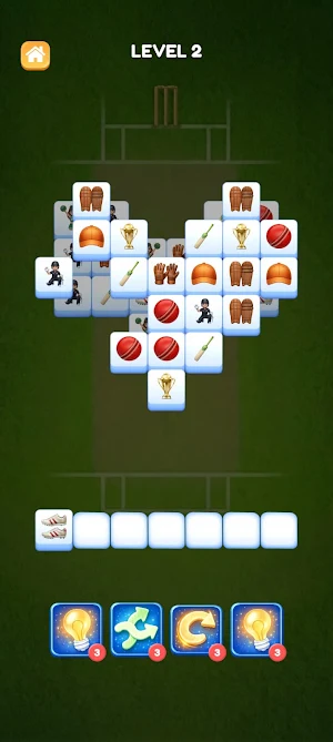 Cricket Cards -Tiles Sort Screenshot 1