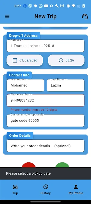 CL Delivery Screenshot 1