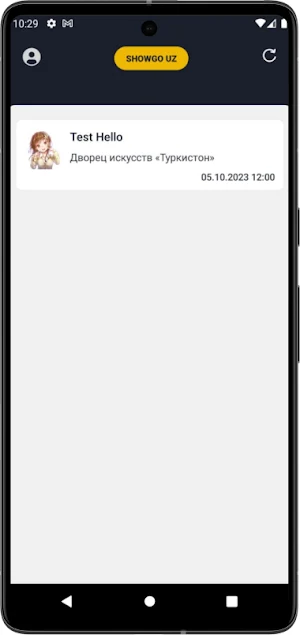 ShowGo.uz Scanner Screenshot 1