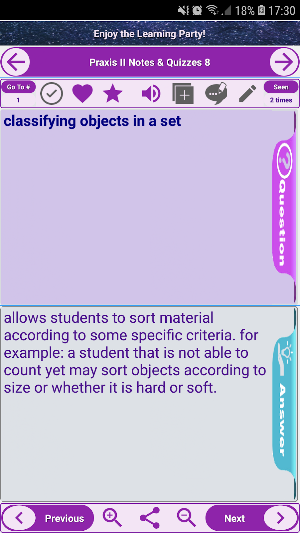 Praxis II Exam Review: study notes and quizzes. Screenshot 1
